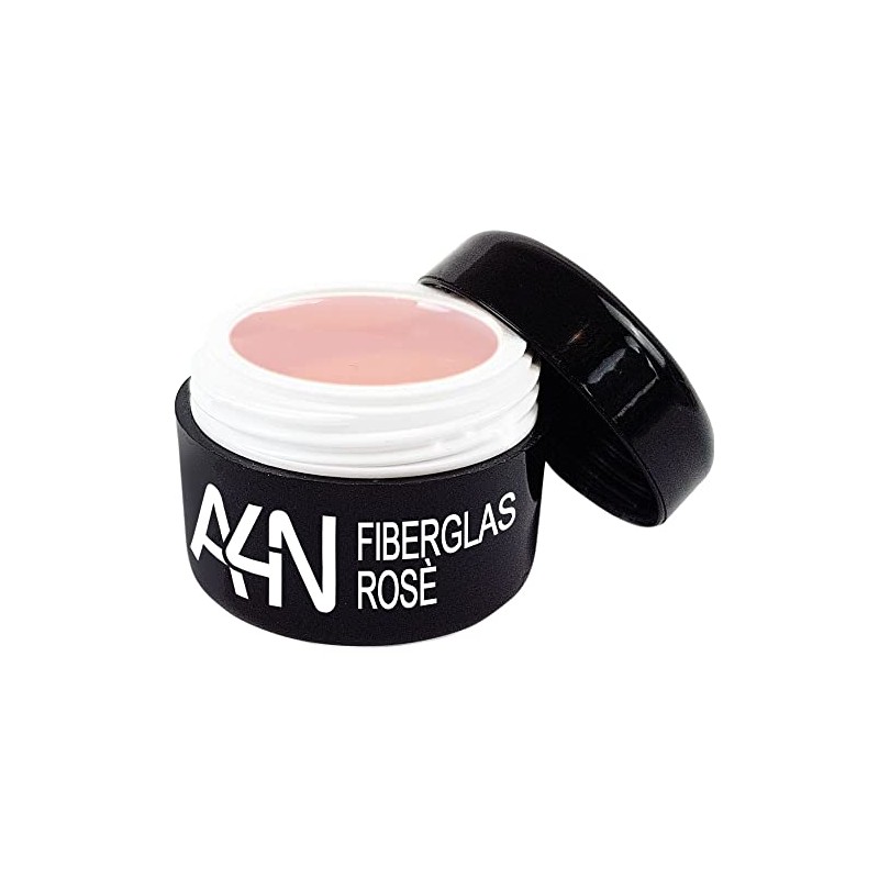 Fiberglas Modellagegel mit Fiberglasstreifen extrem stabil 15ml (ROSÃ)