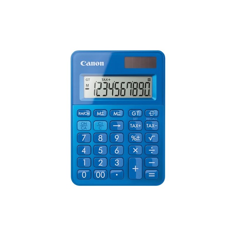 Canon LS-100K Calculator (Blue) - 10-digit display with tax function