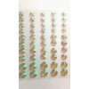 Unbranded CraftbuddyUS 50pcs Self Adhesive Pointed Resin Glitter Gems-AB Clear,