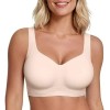 Plus Size Seamless Bra Wireless Anti Sagging Daily Full CoverageColor: