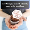 6x Mother's Day Acrylic Cupcake Toppers - Rose Gold Acrylic