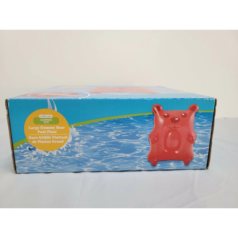 Creatology Inflatable Large Gummy Bear Swimming Pool Floating Water Raft
