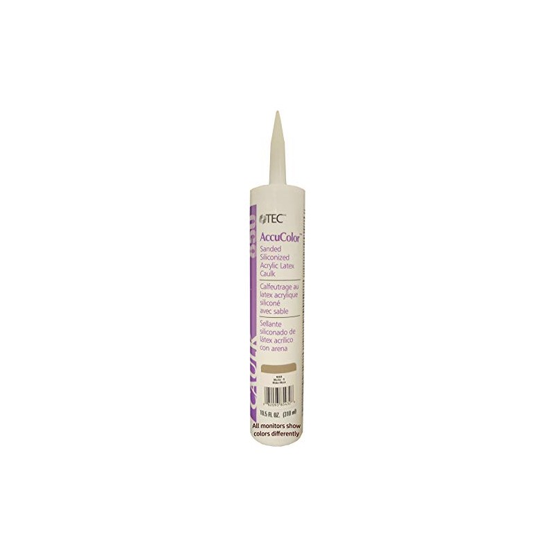 AccuColor Siliconized Sanded Acrylic Caulk 932 Mocha