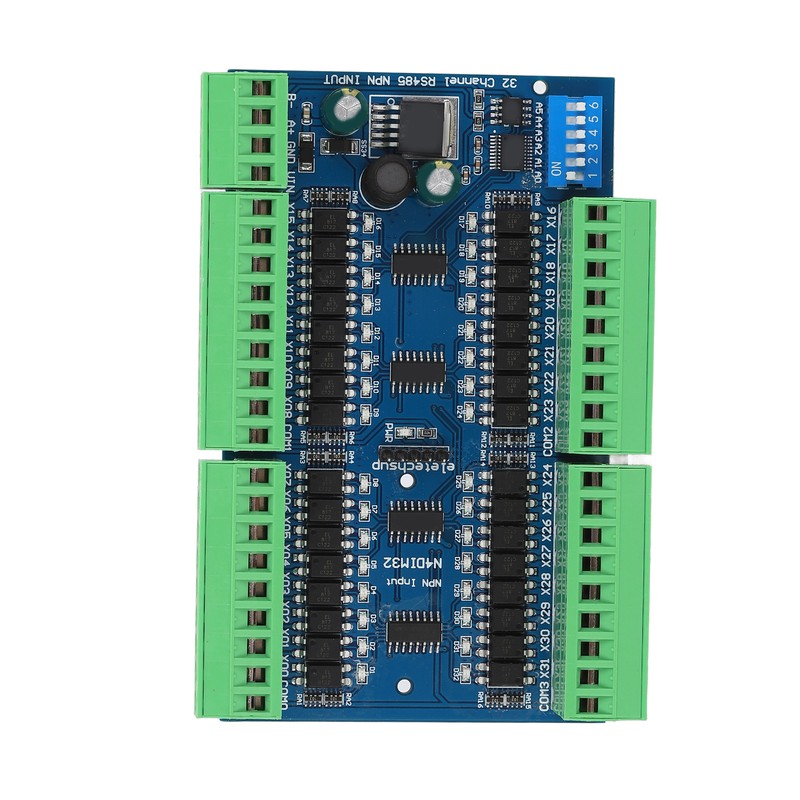 RS485 Input Controller 32 Channel DIN Rail Isolated PLC Switch