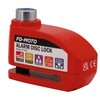 FD-MOTO Alarm Disc Lock & Reminder Cable Red