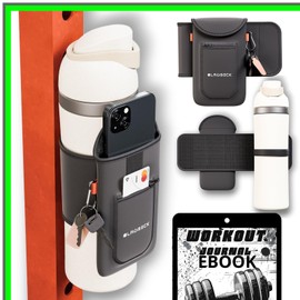 MODAIS Magnetic Fitness Pouch with Phone Holder and Essential Storage