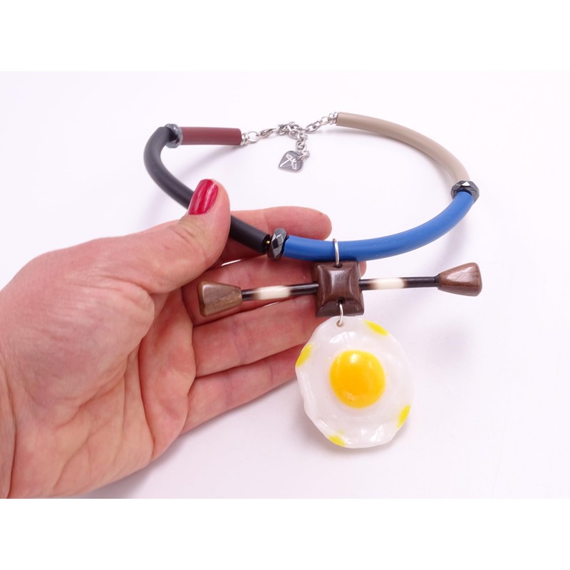 Unique Handmade Egg Necklace