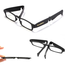 CarryMePro 3 pack Folding Reading Glasses Portable Pocket Readers Slim thin Compact TR90 Travel BlueLight Blocking Women Men (MIX, 1.5)