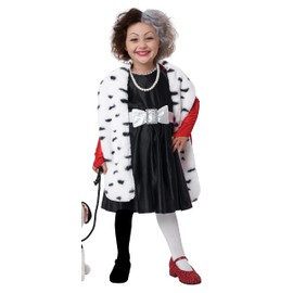 California Costumes, Dalmatian Diva, Toddler Medium (3-4), Black/White/Red