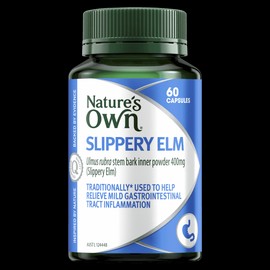 Nature's Own Buy Natures Own Slippery Elm 400mg 60 Capsules Online