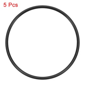 sourcing map Nitrile Rubber O-Rings 60mm OD 54mm ID 3mm Width, Metric Sealing Gasket for Automotive Machine Plumbing, Pack of 5
