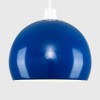 MiniSun | Retro Gloss Blue Arco Style Dome Ceiling Light