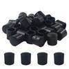 PDETVEO 30PCS 0.39 Inch Door Stop Bumper Tips, Black Rubber