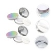 Gatuida 2Pcs Ultra Thin Cosmetic Powder Box with Puff Portable