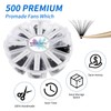 Premade Volume Fan for Eyelash Extension: 500 Handmade Fans, Loose
