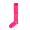 Solid Color Knee High Tube Socks with No Stripes (Neon