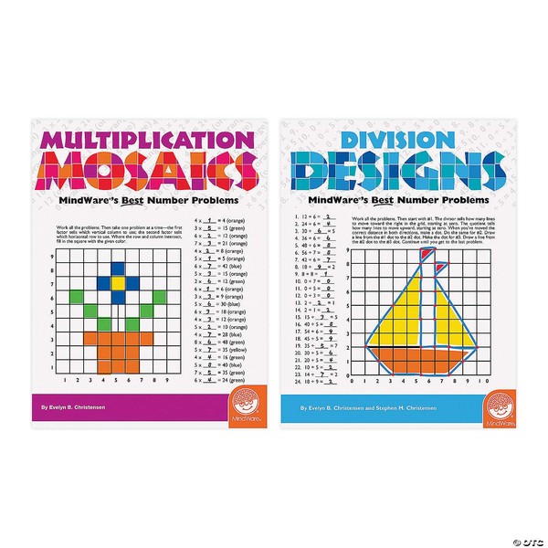 MindWare Math Adventures Multiplication and Division: Set of 2