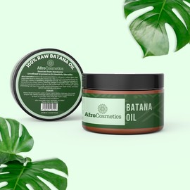 AFROCOSMETICS Batana Oil From Honduras, 100% Pure Organic Unrefined, Natural Hair Growth Bulk Wholesale 4 OZ Jar (4 oz)