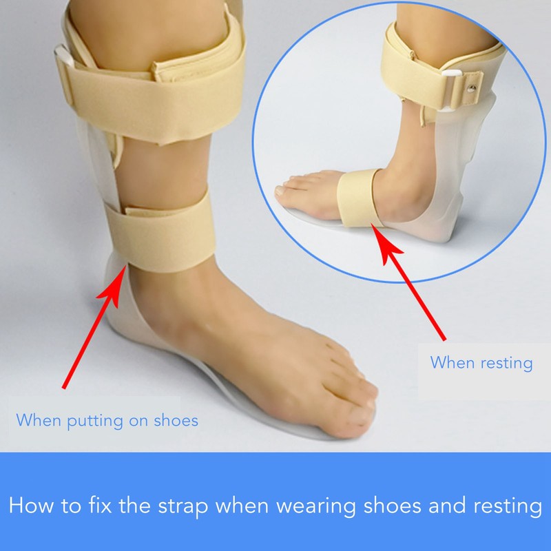 Ankle Foot Drop Brace Ultra Thin Postural Correct Lightweight Cuttable