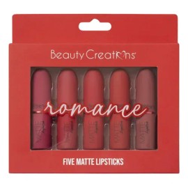 Lip Set 5 Labiales Five Mate Top Lipsticks Beauty Creations®