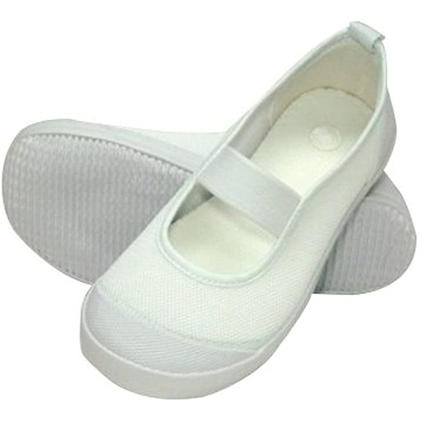Happy Clover sf-001 Bunions, Ballet Type Top Shoes, Sunflower Mesh, 5.5 - 9.6 inches (14.0 - 24.5 cm), white