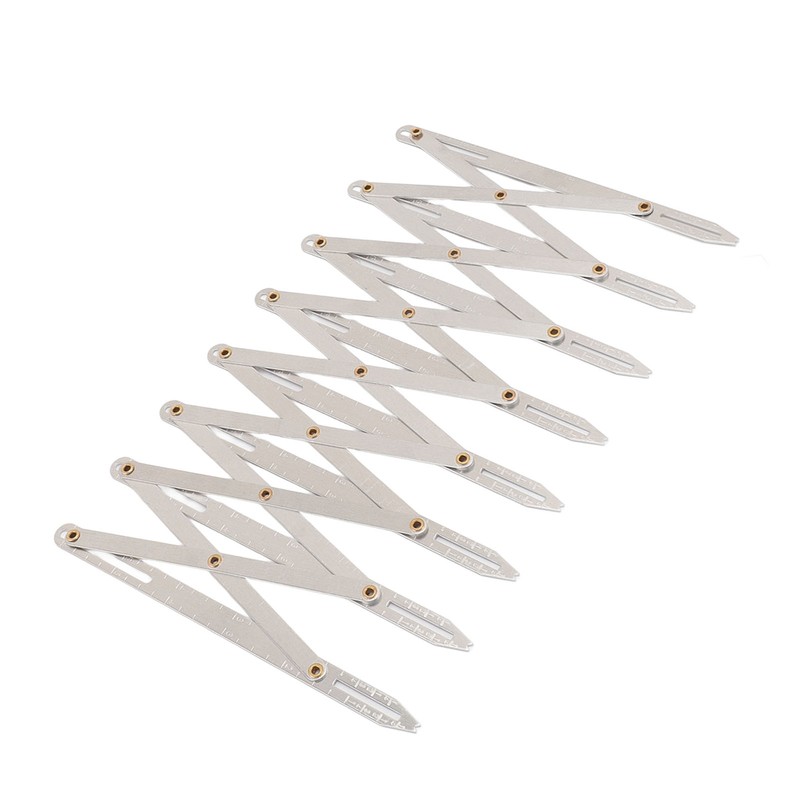 Expanding Sewing Gauge Aluminum 8 Heads Button Guide Equal Space