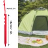 WIFUN 12 Pieces Tent Pegs, Triangular sawtooth Heavy Duty Tent