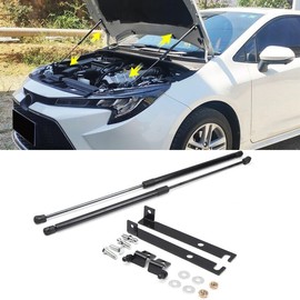 2019-2024 for Toyota Corolla Hood Struts Hood Dampers Hood Lift Support Hydraulic Jack Lift Spring Support Shock Strut Raise Lift Dampers Kit Car Accessories 2pcs (Left and Right Side)