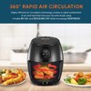Elite Gourmet EAF-2612DX Personal 2.1Qt Compact Space Saving Programmable Hot