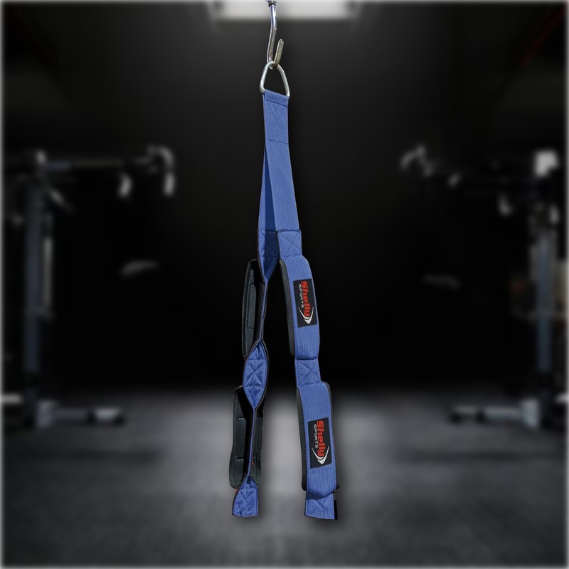 Shelly Triceps Rope Gym Cable Machine Attachments with Carabiner Anti-Slip