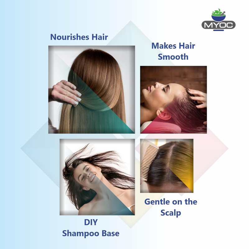 MYOC DIY Transparent Shampoo Base (Concentrate), Moisturizing DIY Shampoo Base