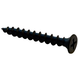 Small Parts 1036CPG #10 x 2-1/4" Phillips Bugle Head Coarse Thread Drywall Screw Black Phosphate Particle Board (Pack of 25)