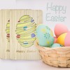 Happy Easter Wooden Greeting Card, Unique Keepsake for Kids, Family,