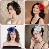 loacuony Fascinator Women's Feathers for Hats and Fascinators, black, Unit
