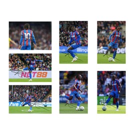 RJR PRINTS Set Of 7 Eberechi Eze Crystal Palace Football Signed 6X4 Inch Photos With Pre Printed Signatures Which Would make A Great Gift For Any Fan