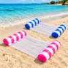 Inflatable Water Hammock with Mesh Center – Easy-Inflate, Foldable Pool