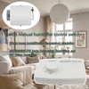 Bydorunce Humidistat Switch 4655, Manual Digital Control for Whole-House Duct