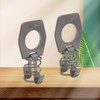 BEALIFE 2pcs/Set Sturdy Metal for Water Heater Door Protects Cylinder