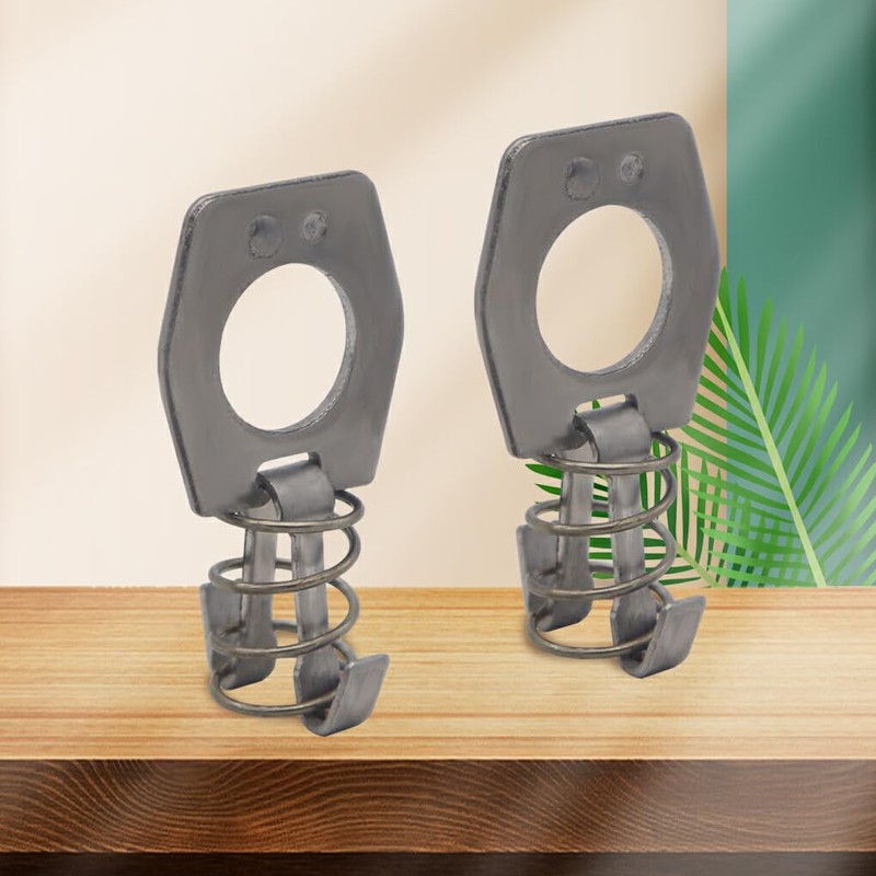 BEALIFE 2pcs/Set Sturdy Metal for Water Heater Door Protects Cylinder