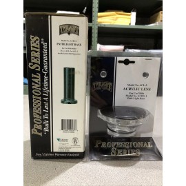 Twilight Low Voltage Green Aluminum Pathlight (ABCG-1) Acrylic Top (ACL-3) Light