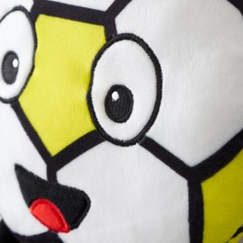 Catherine Lansfield Forever Together Football 36x29cm Magnetic Hands Cushions White/Black