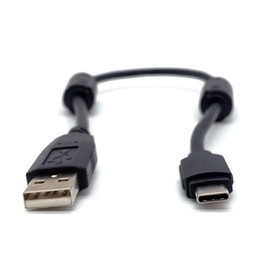 Digirig Shielded Short USB-A to USB-C cable with Ferrites