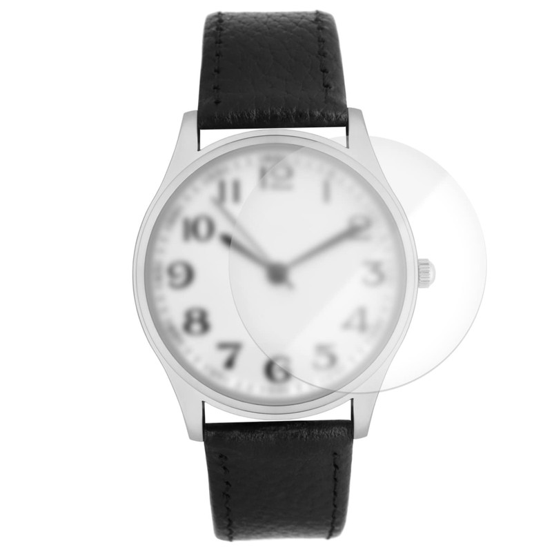 GRIRIW 9pcs Tempered Glass Watch Protector Break Cover Film for