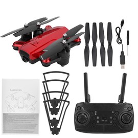 RC Drone Optical Flow WIFI FPV Smart Follow Folding RC Drone Quadcopter Rouge Maintien d'altitude 1080P