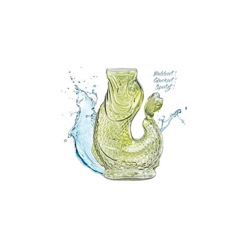 Cilio Nemo Water Carafe Green 10 x 15.5 x 23