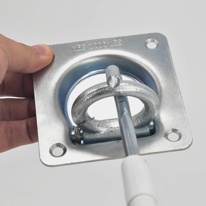 Recessed D-Ring Tie Down/Square Cargo Tie-Down Anchors/Flush Mount Tie Down