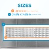 Aluminum 30 x 6 Inch Air Vent Covers Wall AC