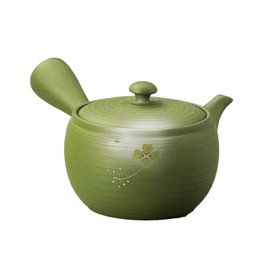 Yamaki Ikai Tokoname Ware F712 Bamboo Spring Green Mud Bowl Large Blur, Teapot, 9.2 fl oz (260 ml)