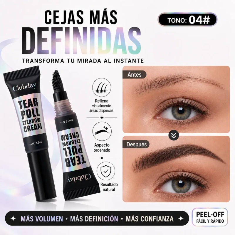 Gel De Ceja Fácil De Rasgar Gel Ceja Marrón/negro Gel