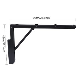 Jiabailie Spa Cover Roller,Hot Tub Cover Lifter Removal System,Tub Cover Roller Racks,Dual Roller Retractable Arms,Tech Cover Lift Side Mount Glides for Spa